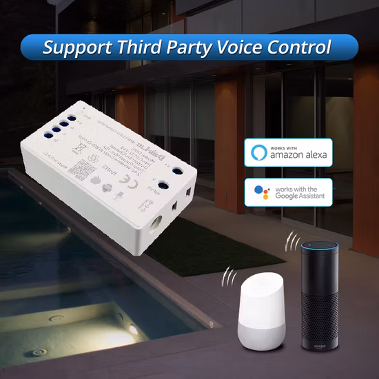 Hotook Patented WiFi Control Light for Pool Niche Replace IP68 SS316 Stainless Steel Resin Filled 18W LED Lights Underwater