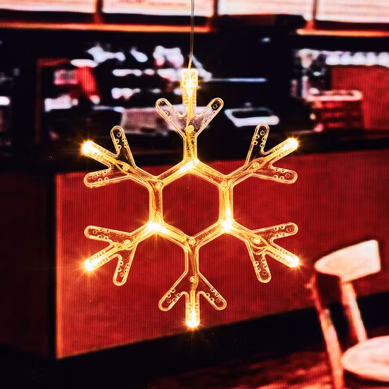 Weihnachtsbaum-Dekoration, Fenster-Saugnapf-Hängelichter