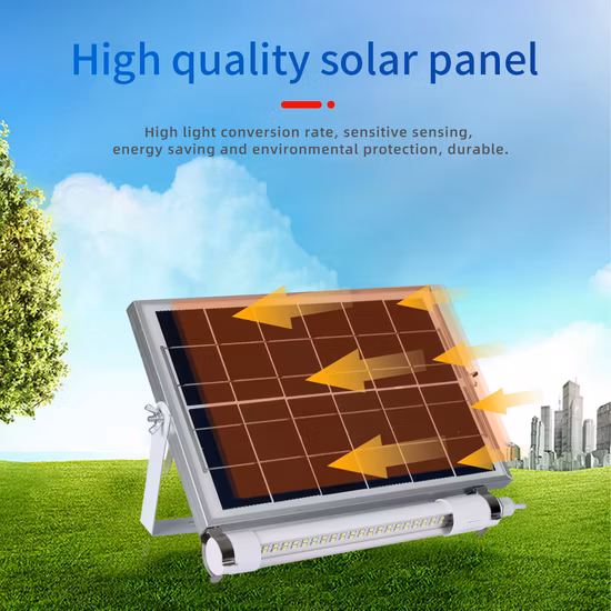 Großer Verkauf T8 Outdoor Garten Wand Lager LED Leuchtstoffröhren Einstellbar IP65 Wasserdichte Solar Leuchtstoffröhre