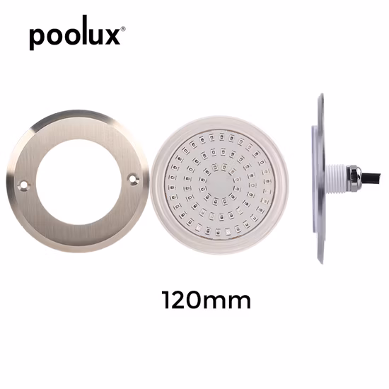 2023 Supler Slim 8 mm 316 SS Harz gefüllte WiFi-gesteuerte LED-Unterwasser-Schwimmbadleuchte mit Fernbedienung